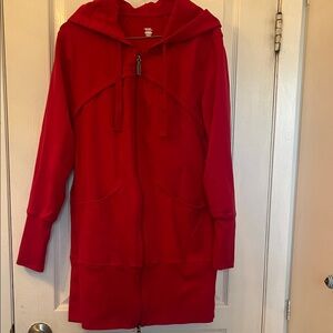 Jockey Women's Vibrant Red Hooded Coat